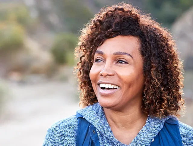 Portrait Of Smiling African American Senior Woman